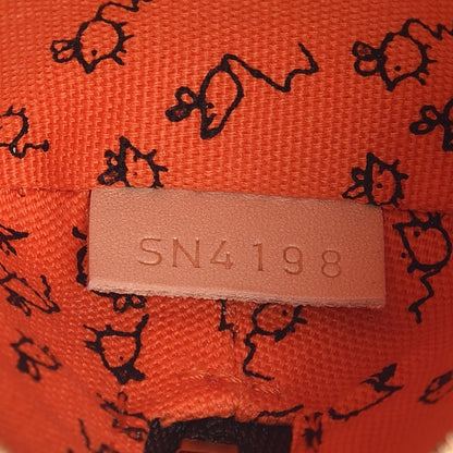 Louis Vuitton Catogram Elizabeth Pouch Orange Marron 7 of 8