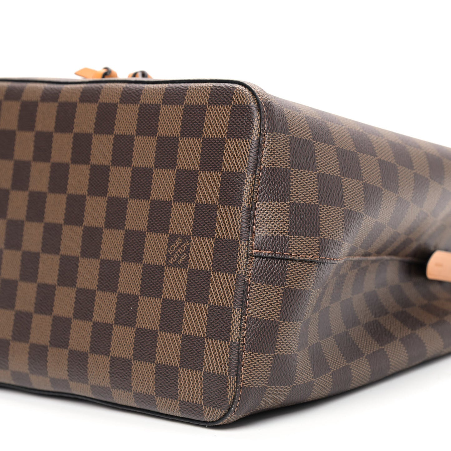 Damier Ebene Neonoe MM Safran