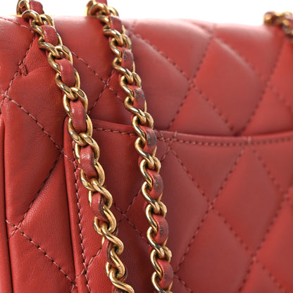 Chanel Lambskin Quilted Bi-Color Small Coco Vintage Flap Pink 14 of 14