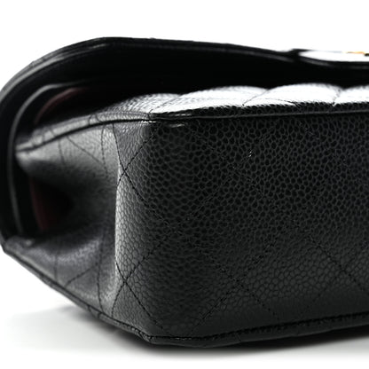 Chanel Caviar Quilted Small Double Flap Black 9 of 11