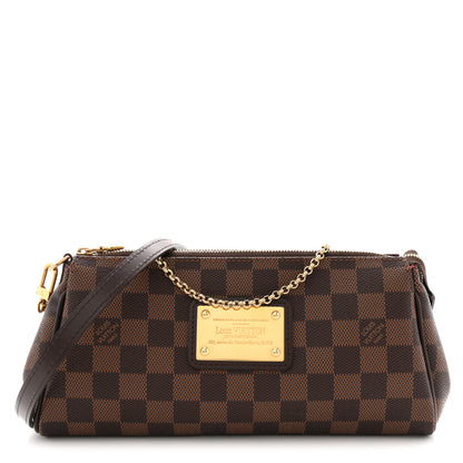 Louis Vuitton Damier Ebene Eva Clutch 1 of 10