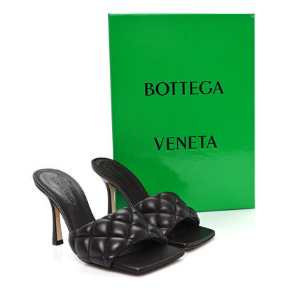 Bottega Veneta Nappa Matelasse Padded Mule Sandals 36.5 Chocolate Spread 9 of 9