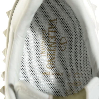Valentino Garavani Calfskin Mens Rock Be Low Top Sneakers 43.5 White 14 of 14