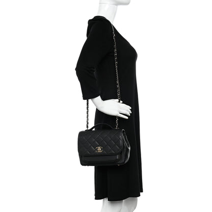 Chanel Caviar Quilted Medium Business Affinity Flap Black 2 of 11