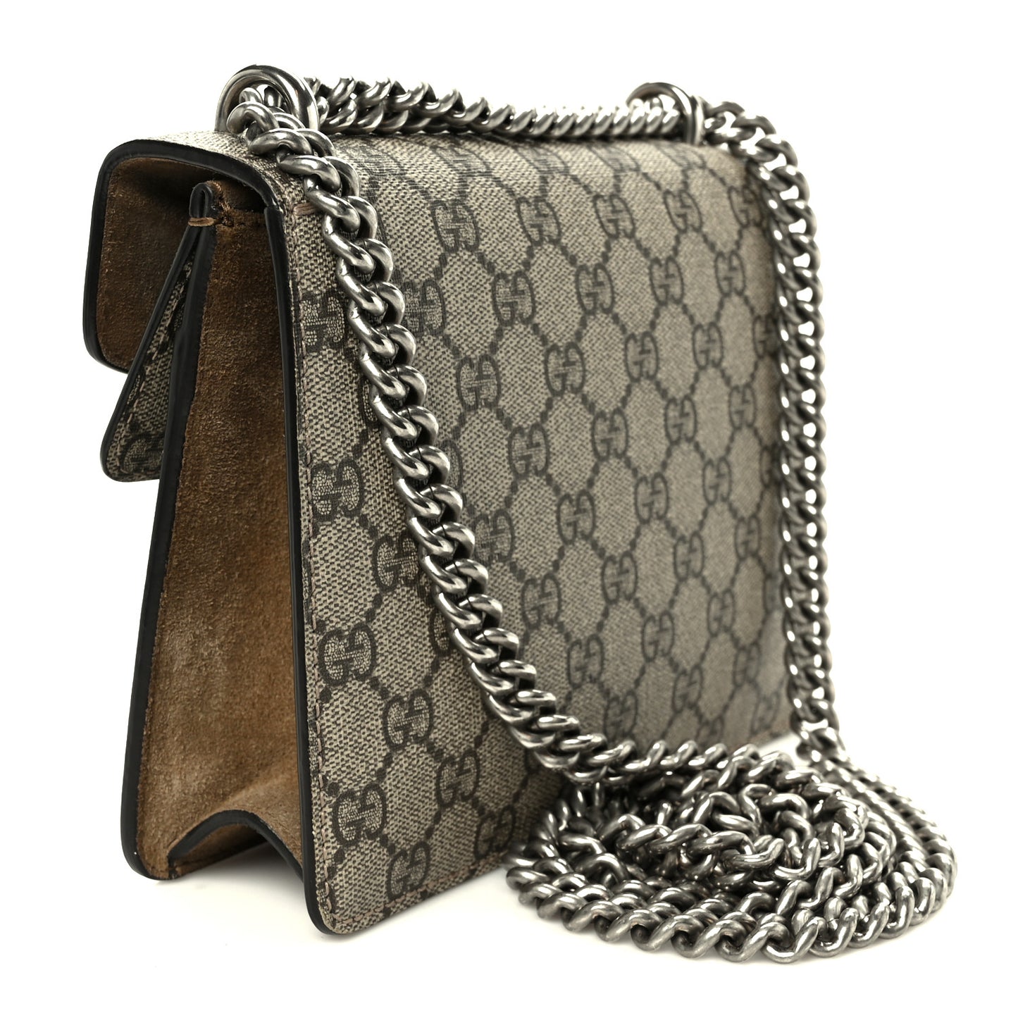GG Supreme Monogram Mini Dionysus Shoulder Bag Taupe