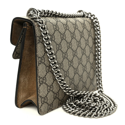 Gucci GG Supreme Monogram Mini Dionysus Shoulder Bag Taupe 3 of 10