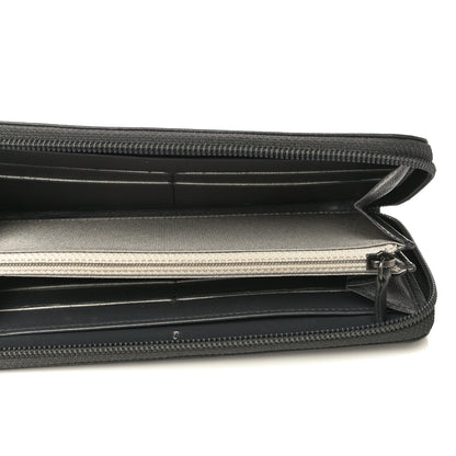 Chanel Lambskin Quilted Boy Zip Around Wallet Dark Grey 5 of 18