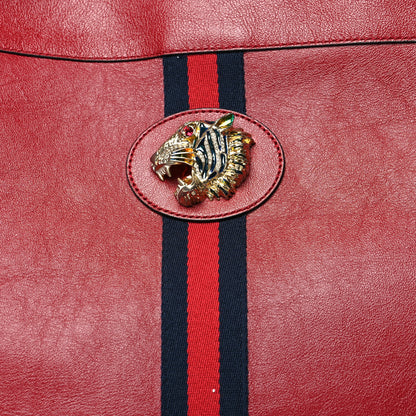 Gucci Calfskin Large Rajah Chain Tote Romantic Cherry 12 of 14