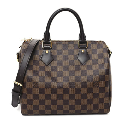 Louis Vuitton Damier Ebene Speedy Bandouliere 25 1 of 10