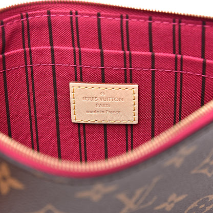 Louis Vuitton Monogram Neverfull MM GM Pochette Pivoine 7 of 8