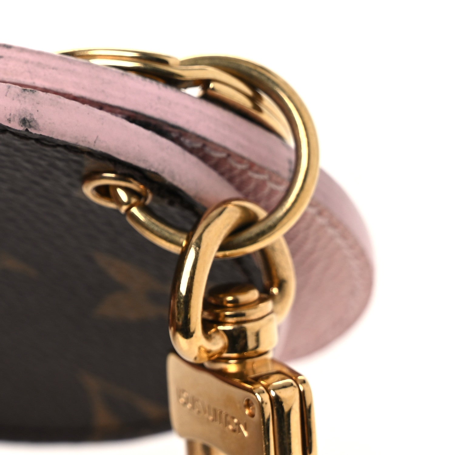 Louis Vuitton Monogram LV Mirror Bag Charm Key Holder Rose Ballerine 5 of 6