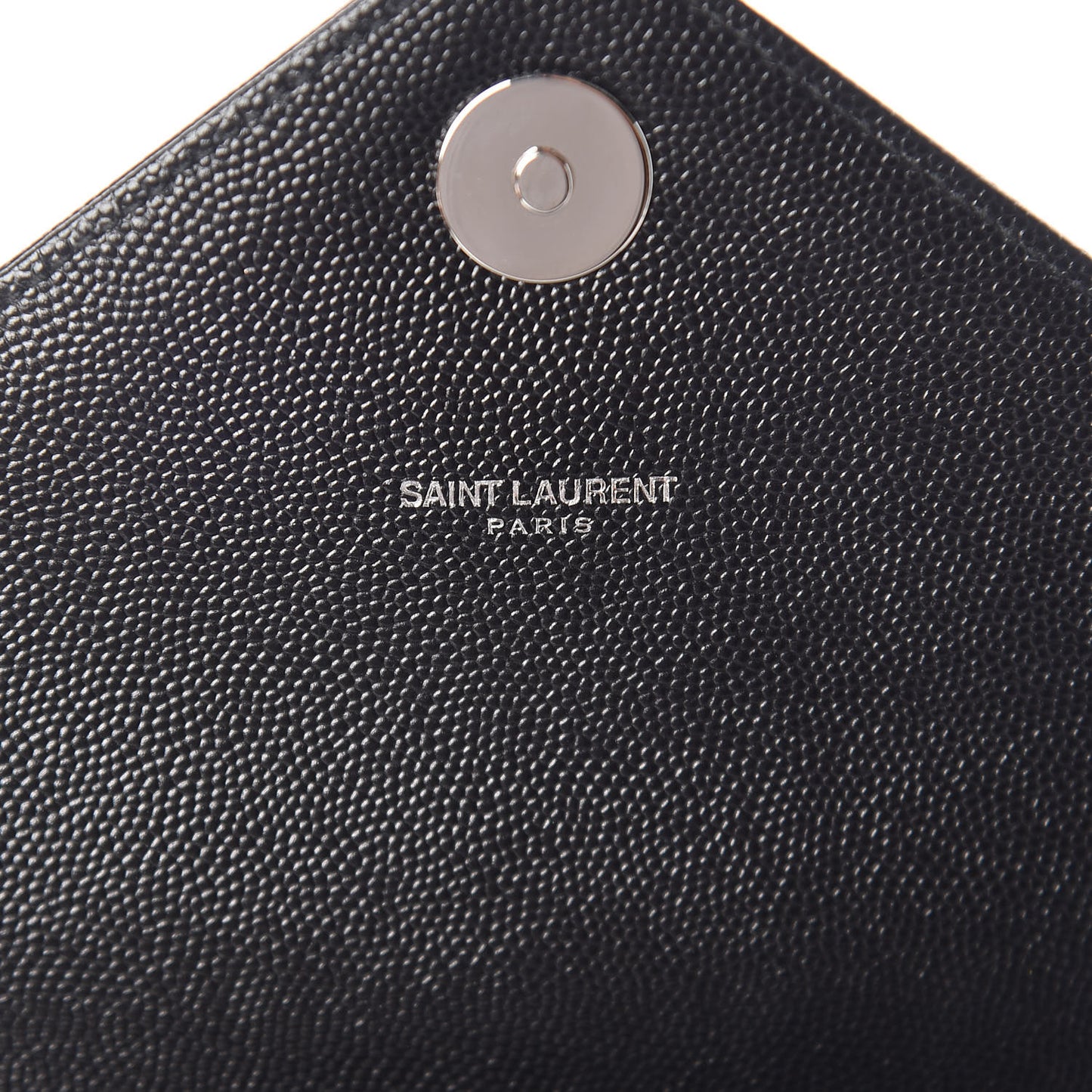 Grain De Poudre Matelasse Chevron Large Monogram Satchel Black