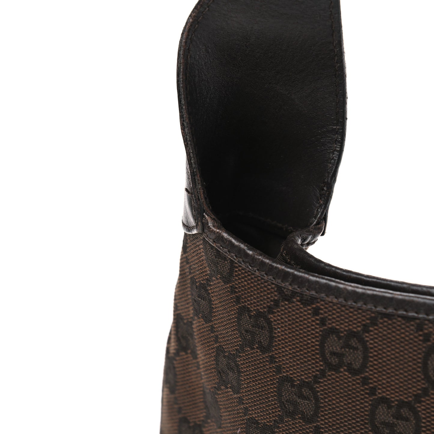 Monogram Web Small Jackie O Hobo Dark Brown