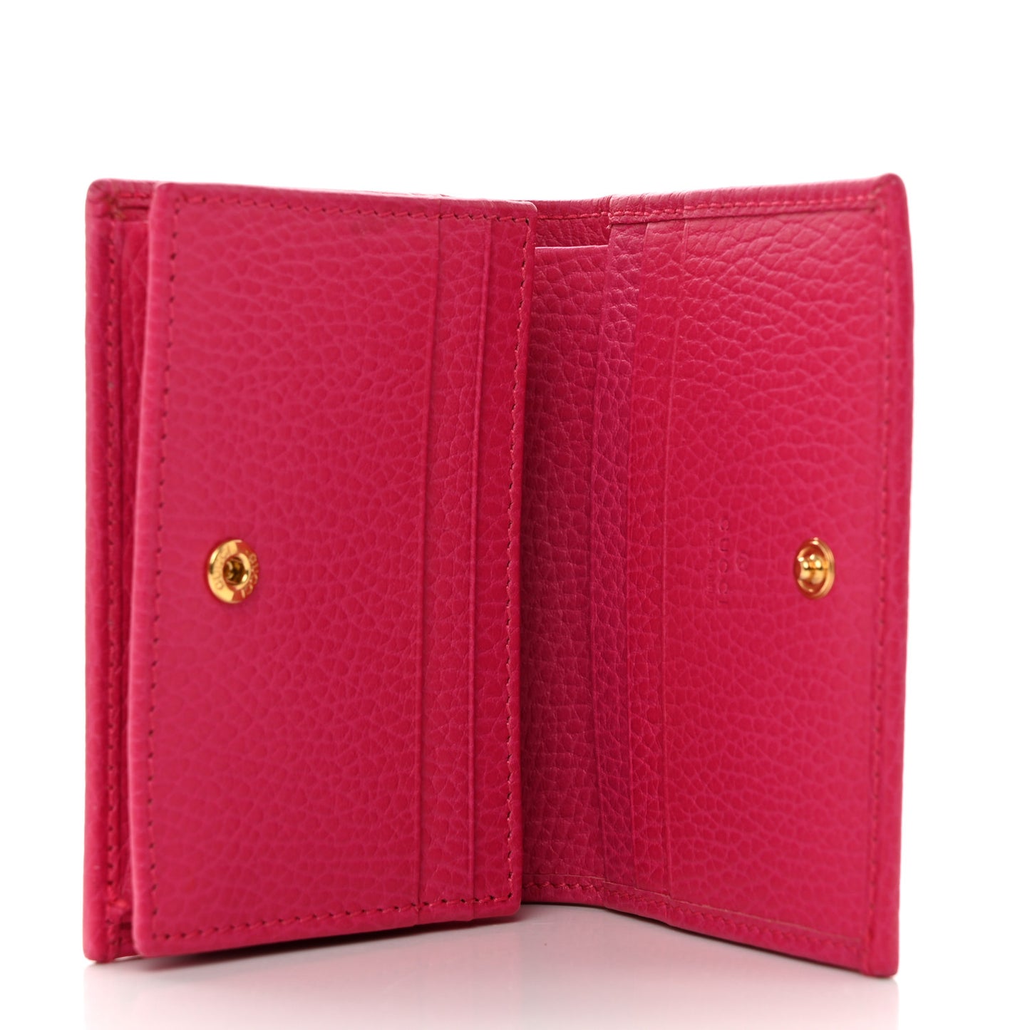 Dollar Calfskin GG Marmont Card Case Box Pink