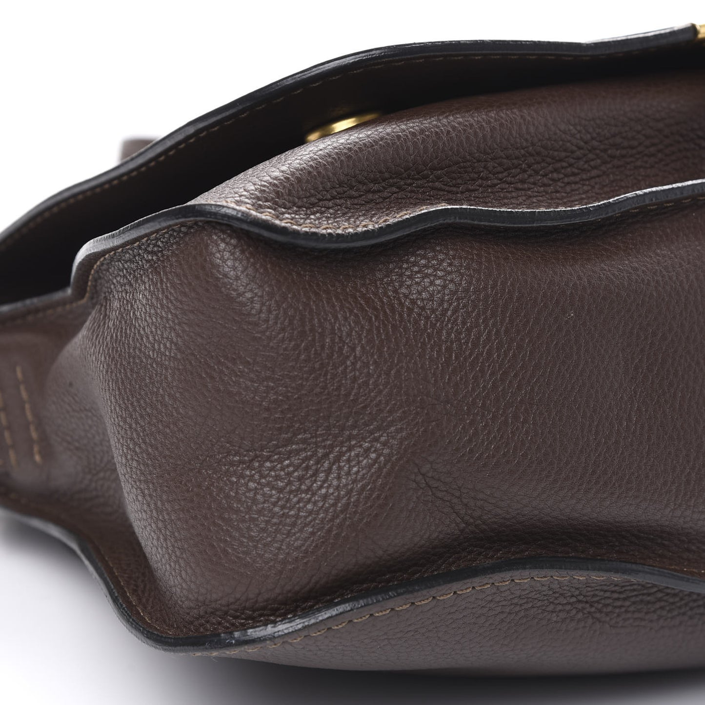 Calfskin Medium Marcie Top Handle Bag Truffle