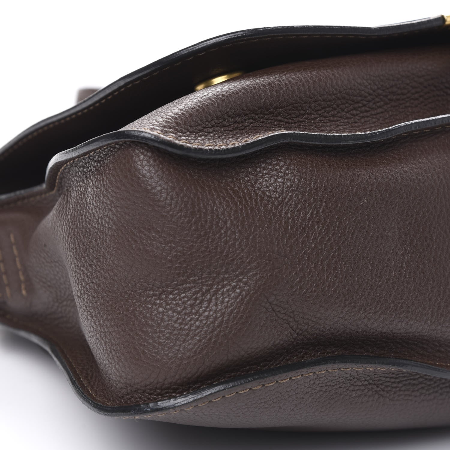 Chloe Calfskin Medium Marcie Top Handle Bag Truffle 9 of 13