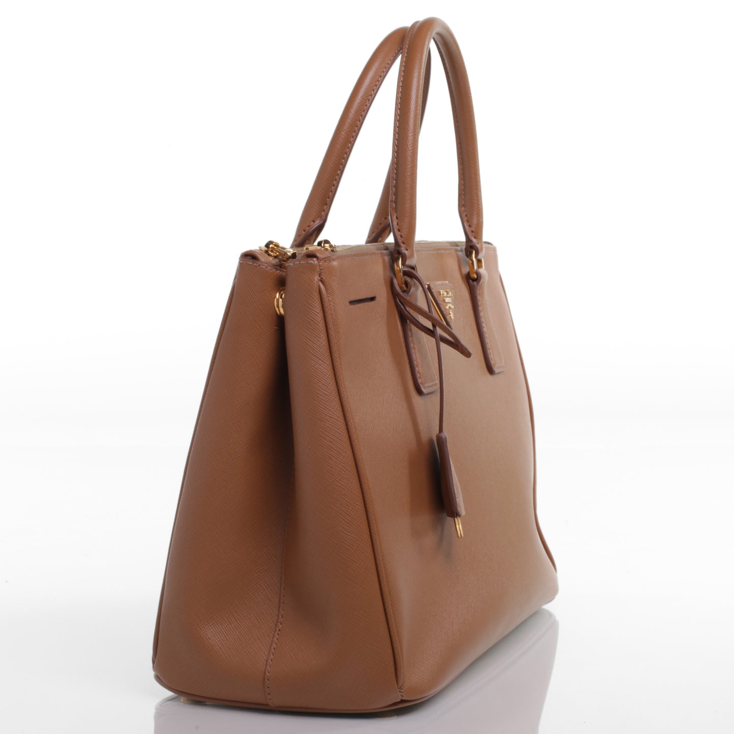 Saffiano Lux Tote Caramel