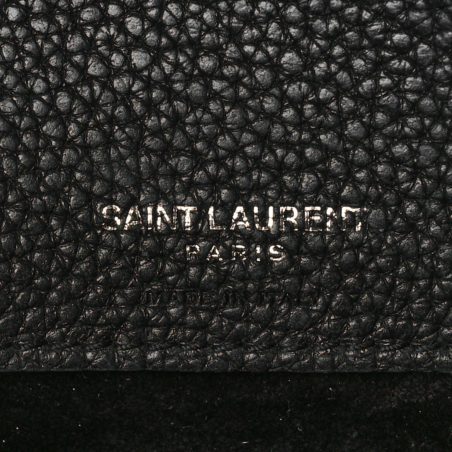 Grained Calfskin Baby Sac De Jour Souple Black
