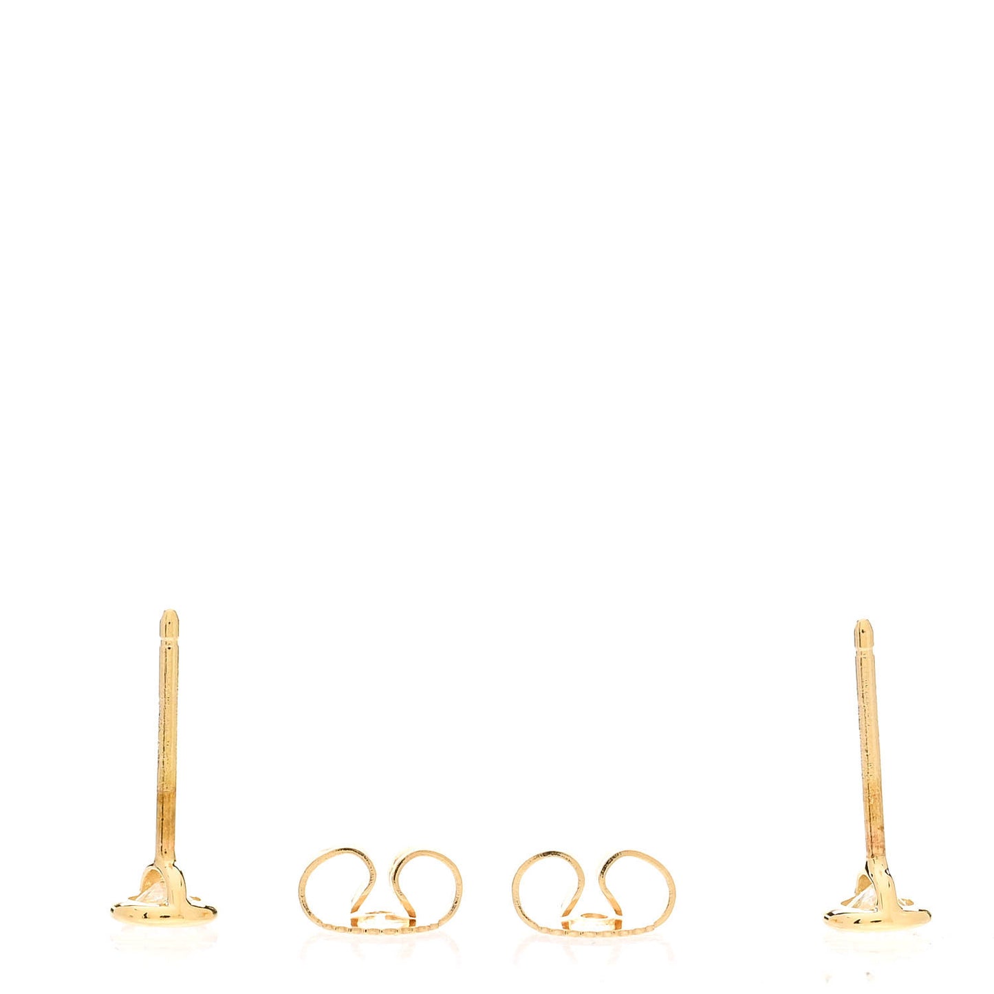 18K Yellow Gold Diamond .34ctw Elsa Peretti Diamonds By The Yard Earrings