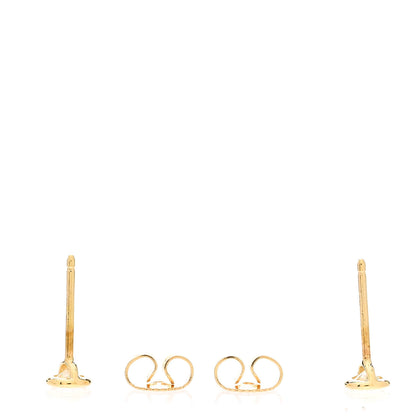 Tiffany 18K Yellow Gold Diamond .34ctw Elsa Peretti Diamonds By The Yard Earrings 3 of 5