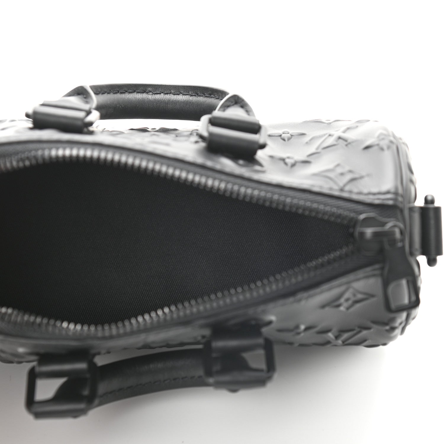 Louis Vuitton Monogram Seal Keepall XS Black 5 of 8