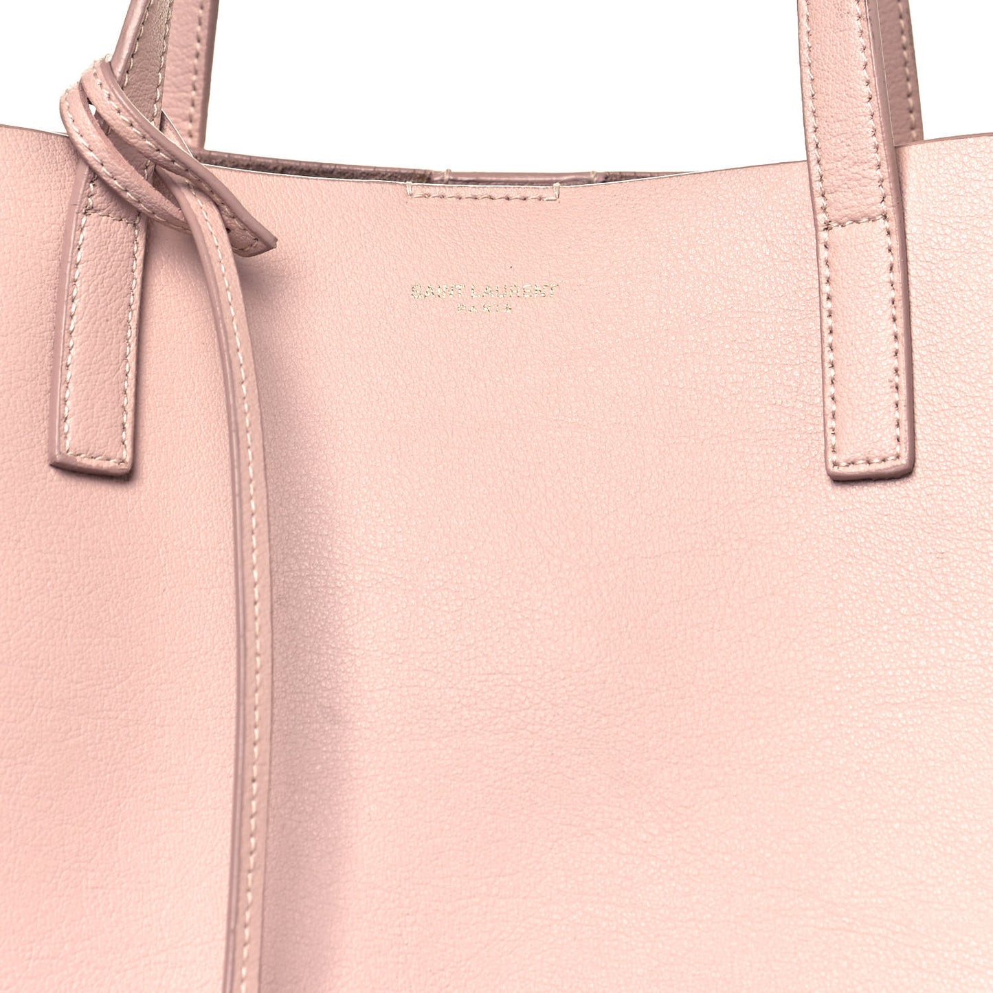 Calfskin Large Shopping Tote Pale Blush