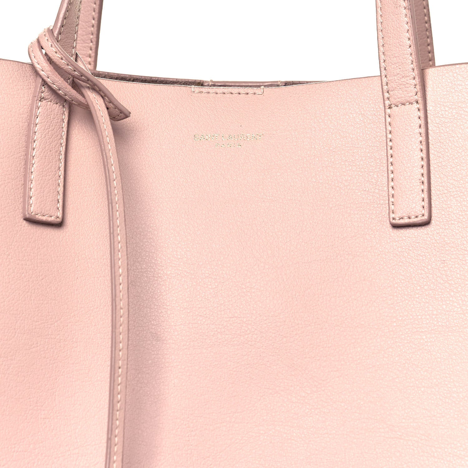 Saint Laurent Calfskin Large Shopping Tote Pale Blush 7 of 14