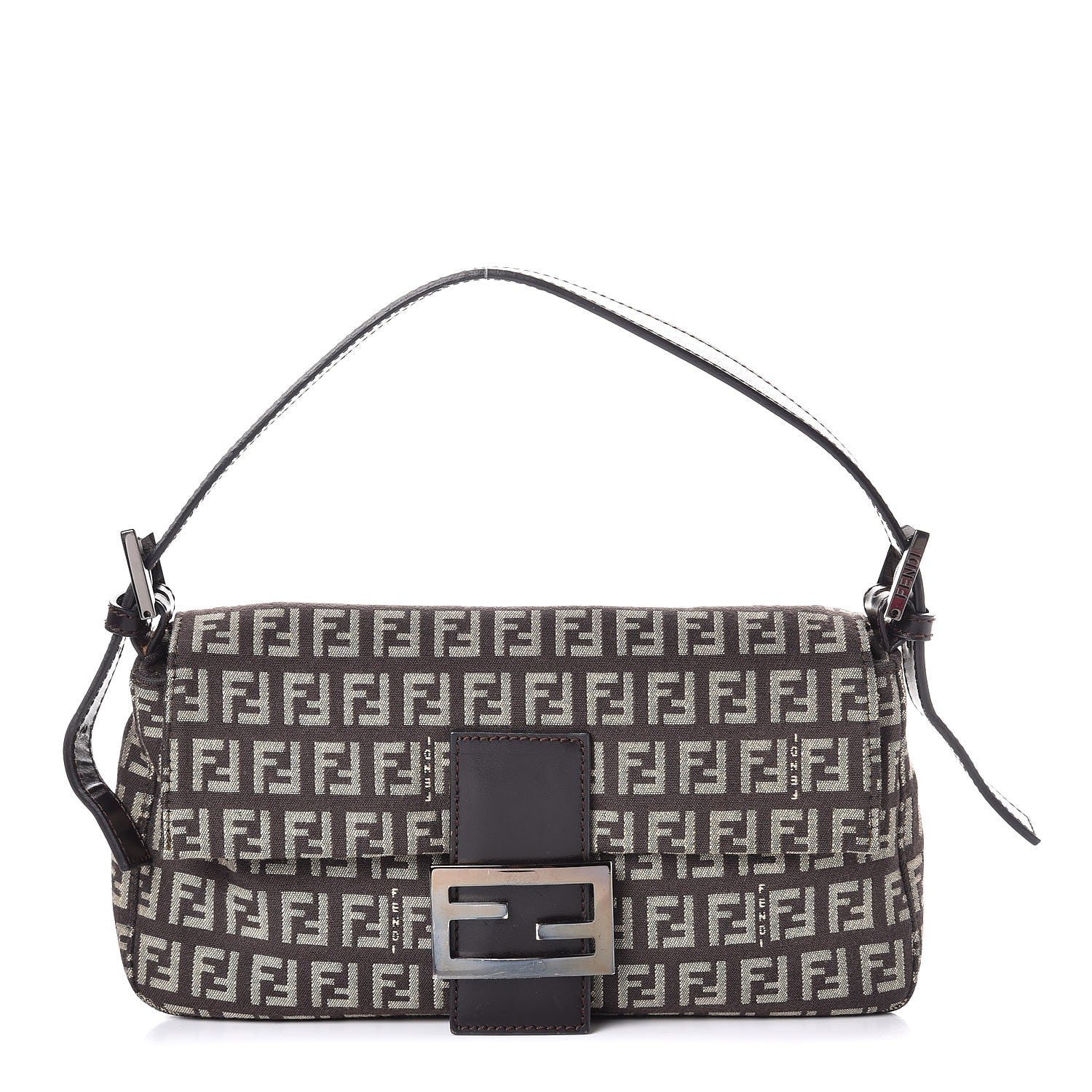 Fendi Zucchino Baguette Brown 1 of 7