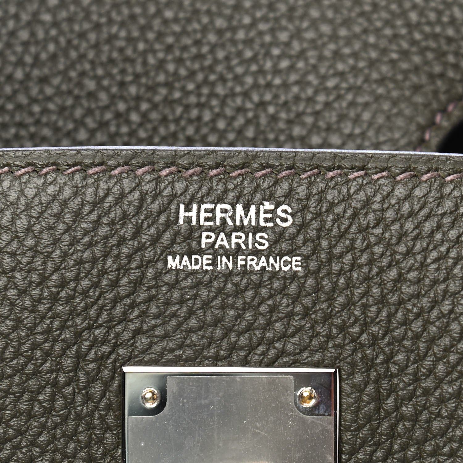 Hermes Togo Birkin 30 Vert De Gris 6 of 11