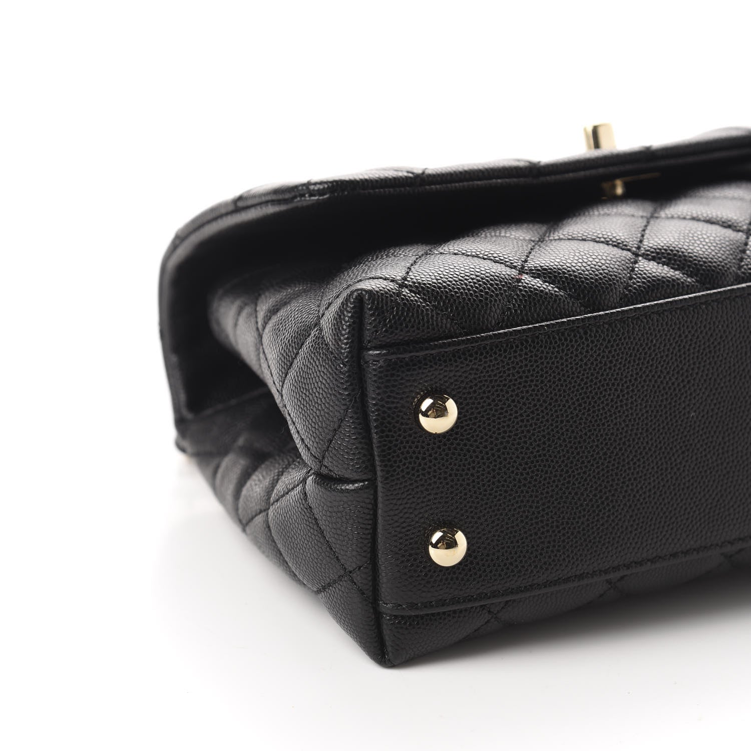Chanel Caviar Quilted Mini Coco Handle Flap Black 6 of 11