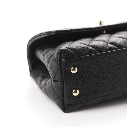 Chanel Caviar Quilted Mini Coco Handle Flap Black 6 of 11