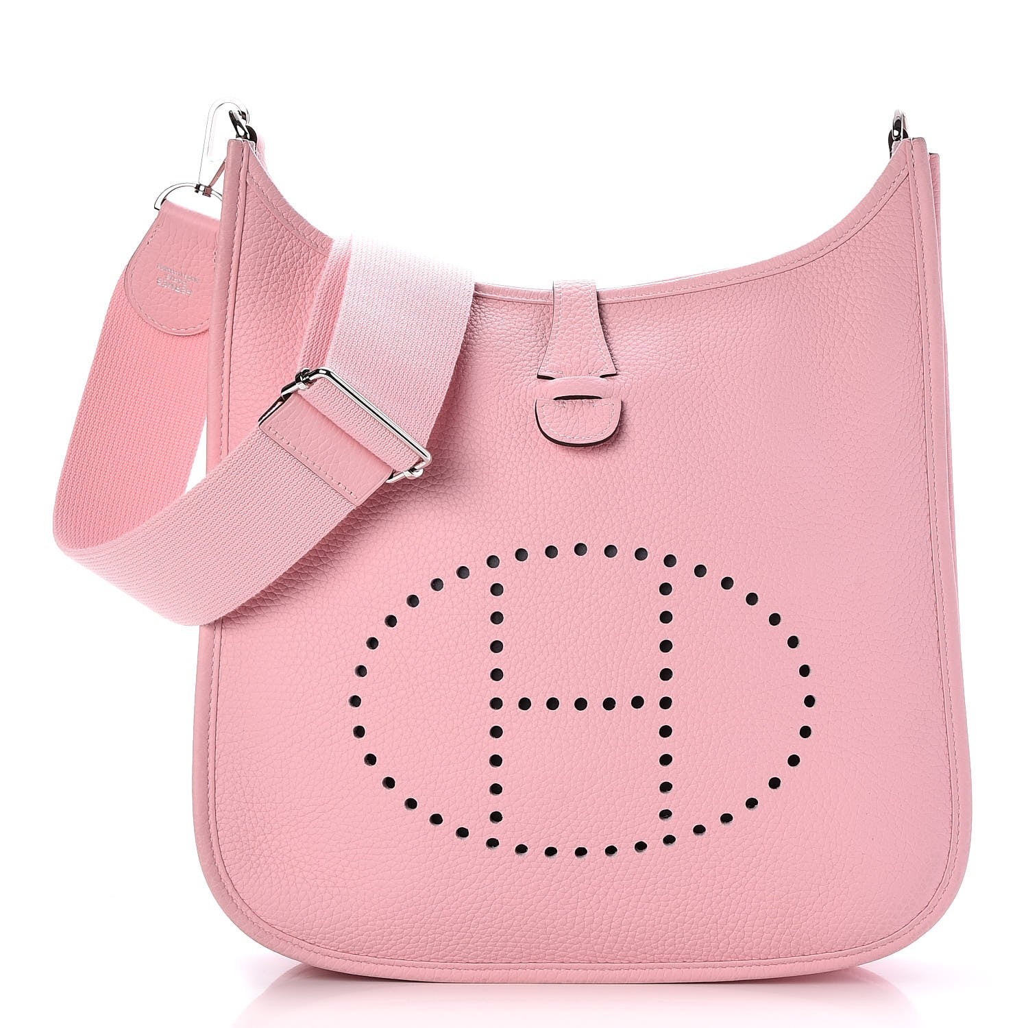 Hermes Taurillon Clemence Evelyne III PM Rose Sakura 1 of 8