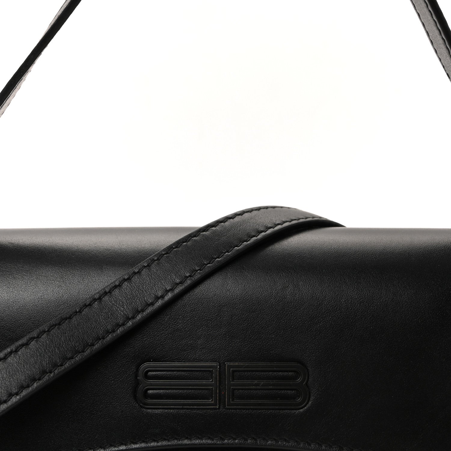 Balenciaga Box Calfskin Monochrome Small XX Flap Stretch Bag Black 7 of 9