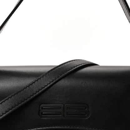 Balenciaga Box Calfskin Monochrome Small XX Flap Stretch Bag Black 7 of 9