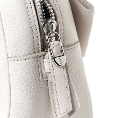 Saint Laurent Calfskin Small Y Bow Tote White 12 of 15