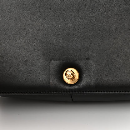 Chanel Lambskin Quilted Medium Boy Flap Black 13 of 14
