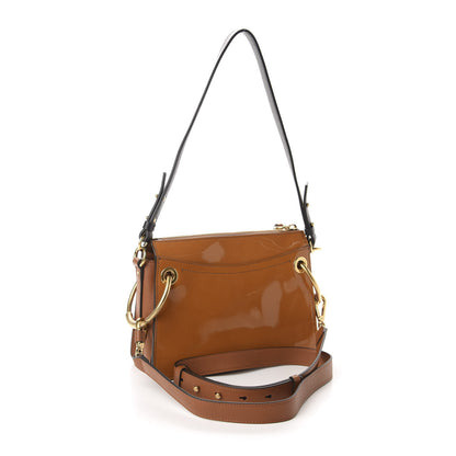 Chloe Patent Small Roy Bag Caramel 3 of 9