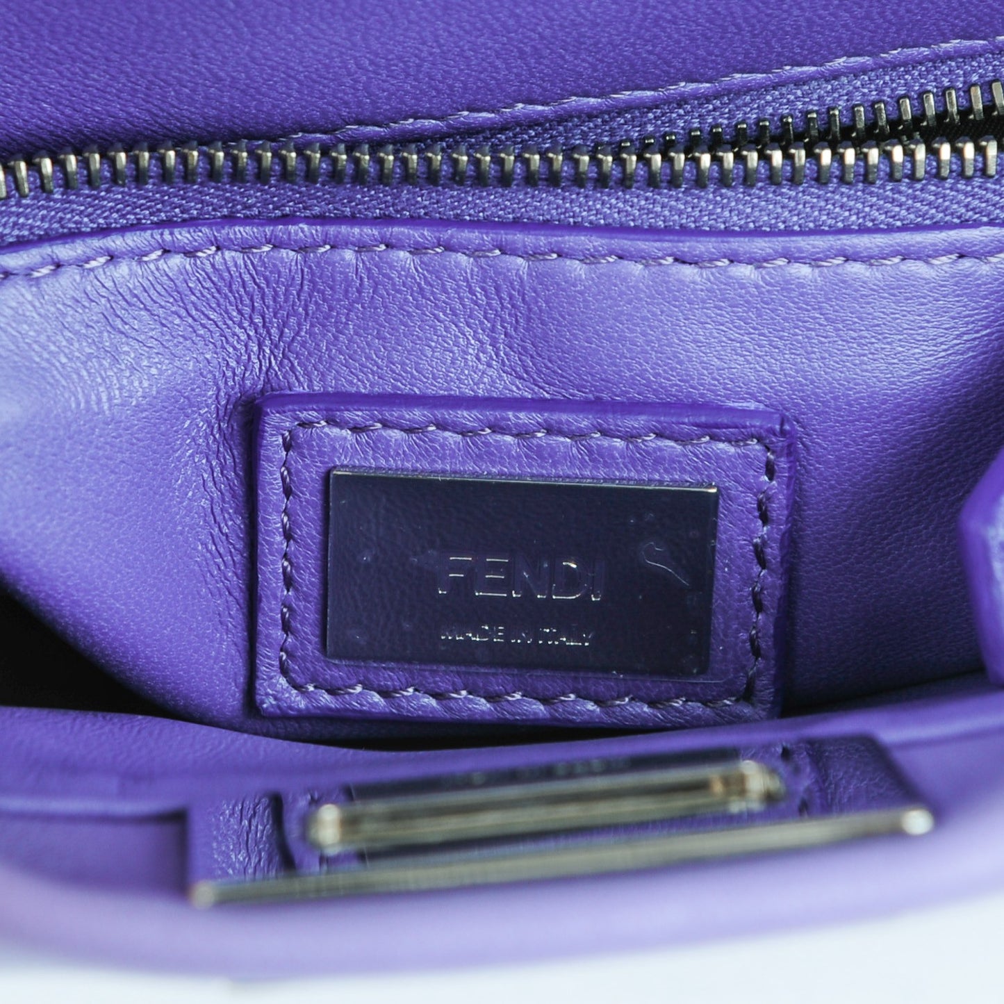 Nappa Mini Peekaboo Iconic Satchel Viola Cassis