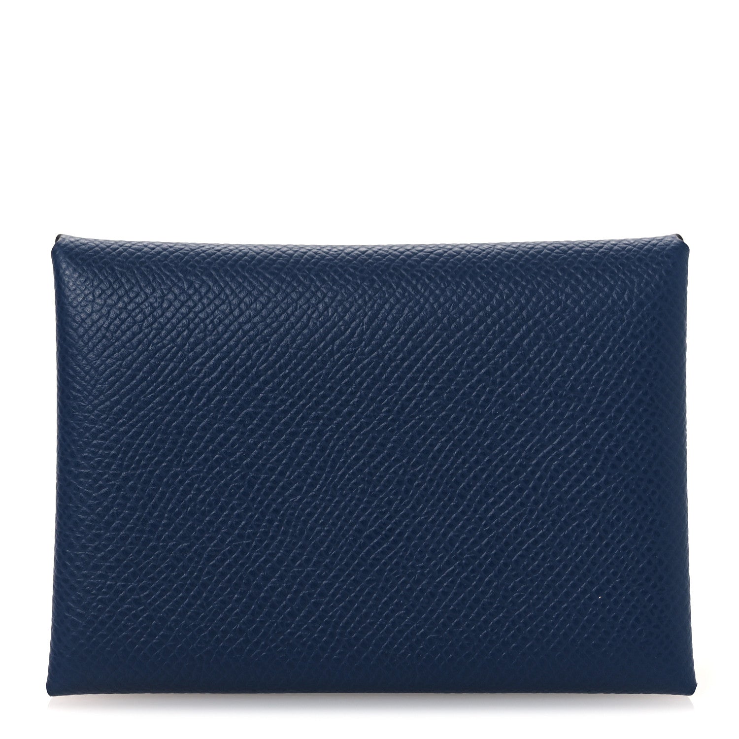 Hermes Epsom Calvi Duo Card Case Bleu Indigo 1 of 8