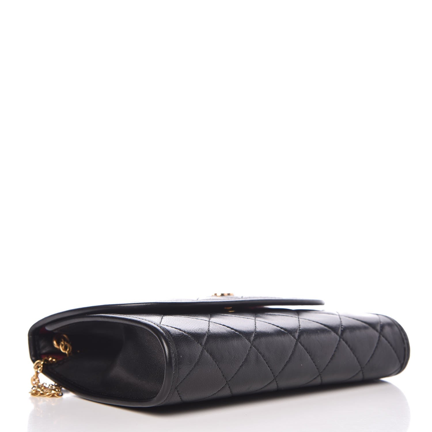 Chanel Lambskin Quilted Mini Crossbody Black 4 of 8