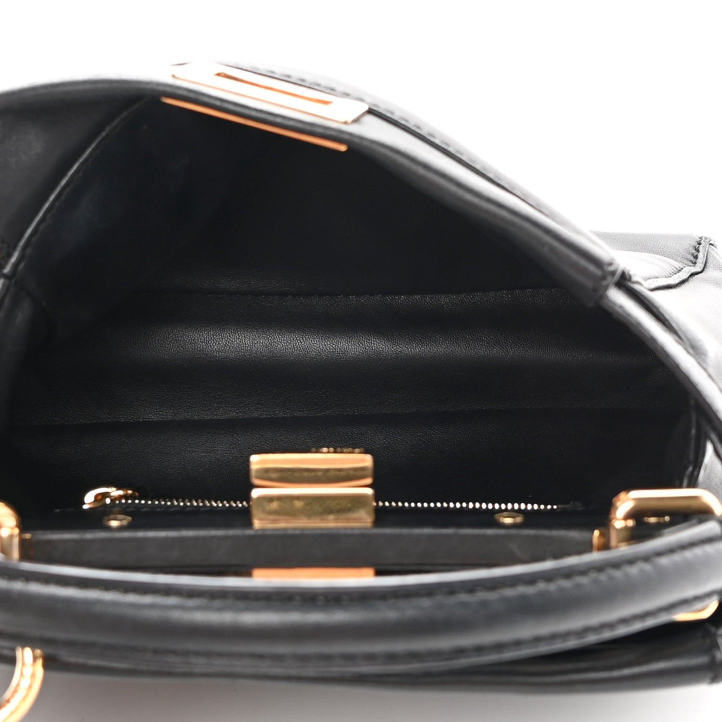 Nappa Mini Peekaboo Iconic Satchel Black