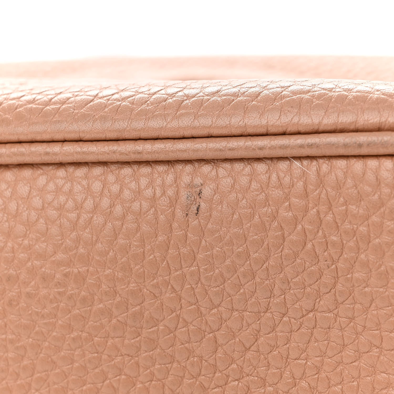 Gucci Pebbled Calfskin Small Soho Disco Bag Camelia 14 of 14