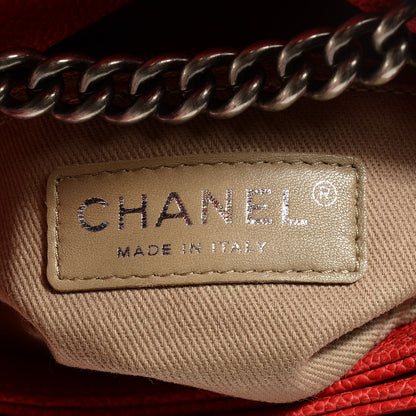 Chanel Caviar Quilted Mini Simply CC Flap Red 7 of 9