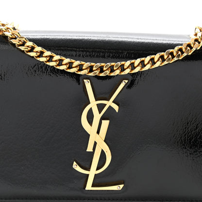 Saint Laurent Patent Small Monogram Kate Satchel Black 8 of 11