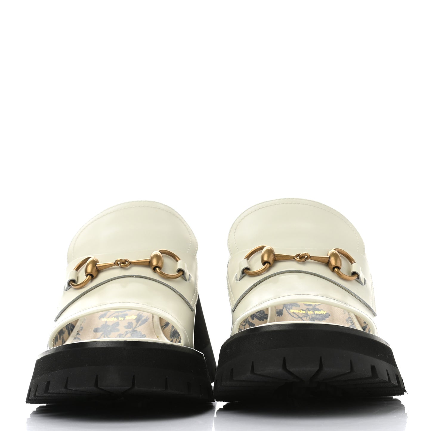 Cordovan Lux Womens Harald Horsebit Platform Slide Sandals 39 Dusty White