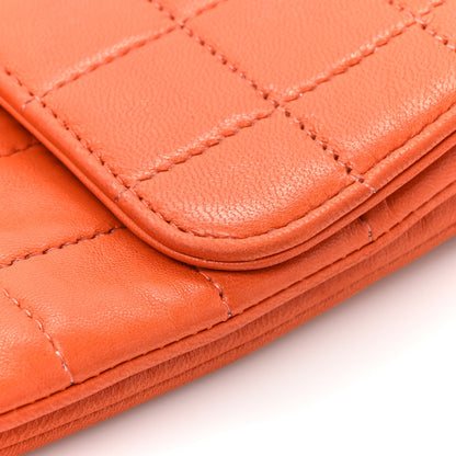 Chanel Lambskin Chocolate Bar Mademoiselle Flap Orange 13 of 21