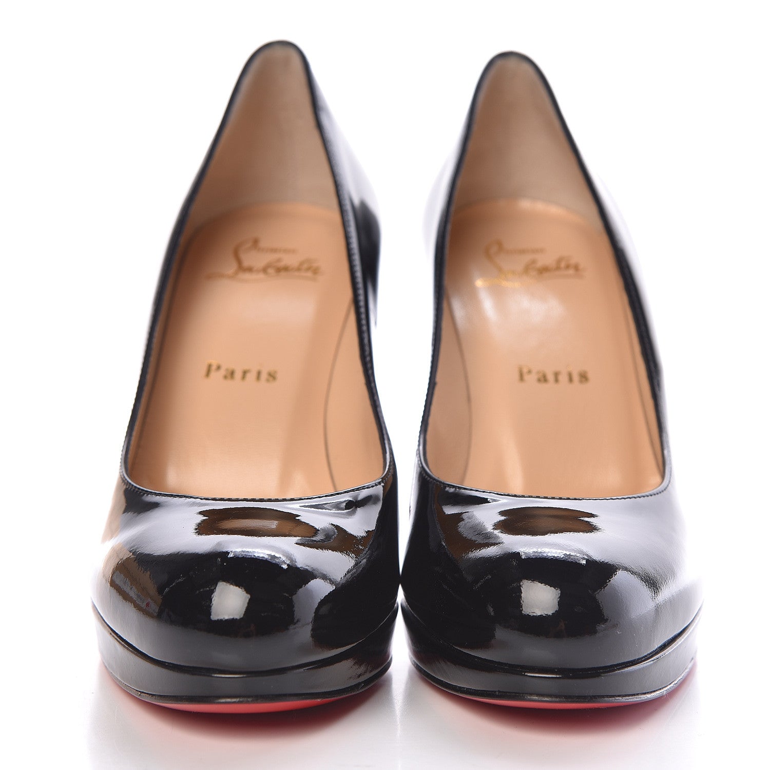 Christian Louboutin Patent New Simple 100 Pumps 36 Black 2 of 9