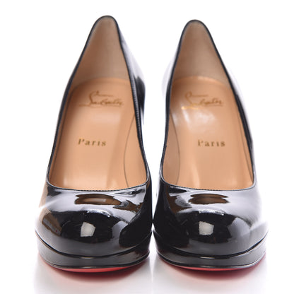 Christian Louboutin Patent New Simple 100 Pumps 36 Black 2 of 9