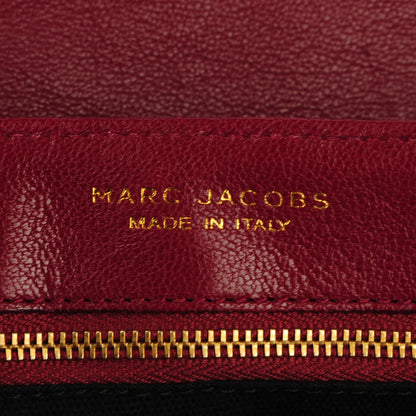 Marc Jacobs Lacquered Lambskin Quilted The Large Single Flap Red 7 of 8