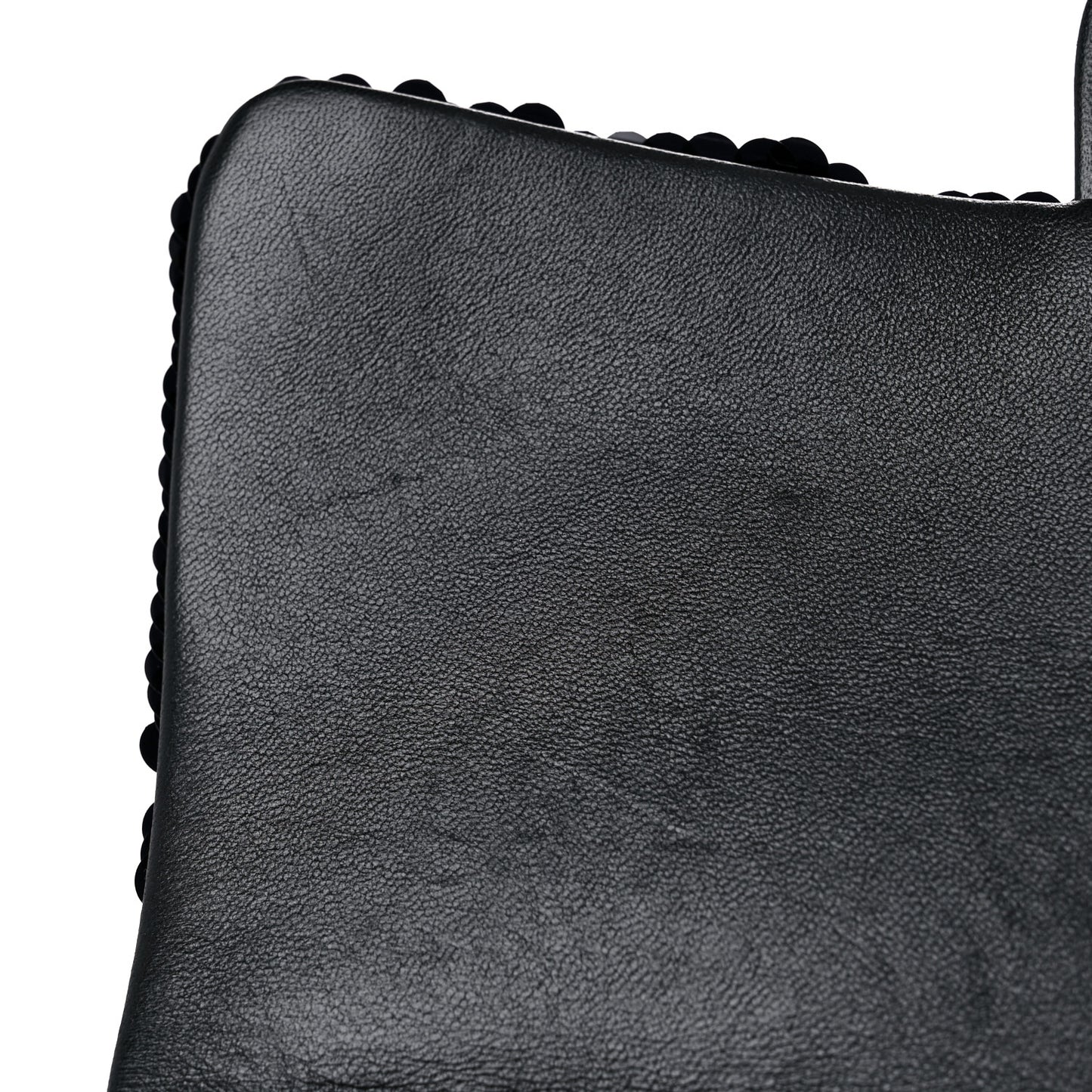 Sequin Small Single Flap Black